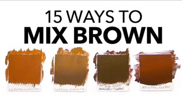 Video What Colors Make Brown? The Ultimate Guide To Mixing Brown em Portuguese