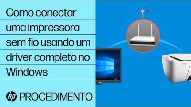 Video Como conectar uma impressora HP sem fio usando um driver completo no Windows | @HPSupport en Español