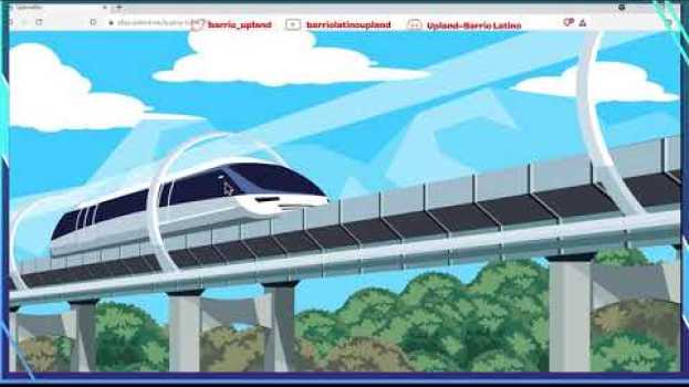 Video Como viajar por tren o Hyperloop en Upland (parte 1) su italiano