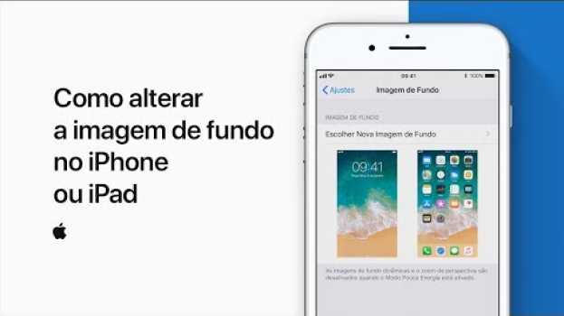 Video Como alterar a imagem de fundo no iPhone ou iPad — Suporte da Apple en Español