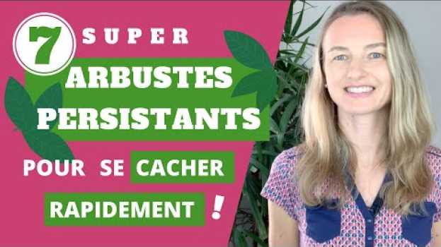 Video 7 super arbustes PERSISTANTS pour se cacher RAPIDEMENT ! su italiano