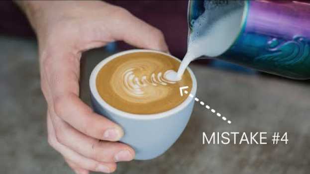 Video Latte Art Mistakes: This is why your Latte Art fails em Portuguese