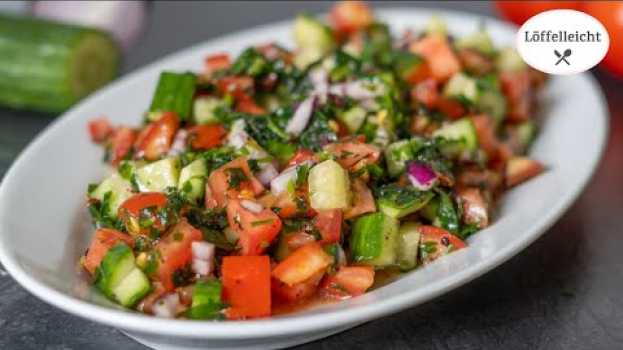 Video Salat - diese Zutaten hast Du fast immer zu Hause - Grillsalat schnell und Einfach en français