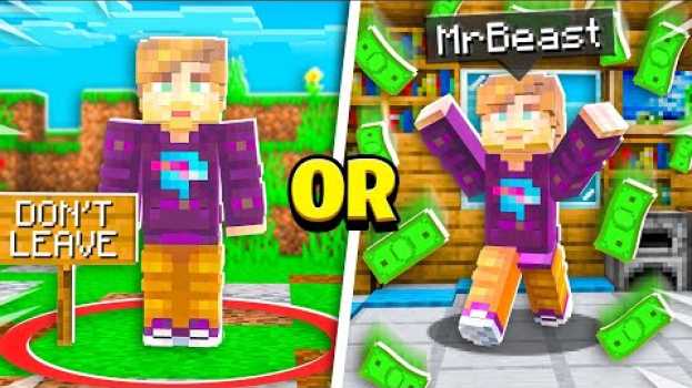 Видео MrBeast vs Extreme Minecraft Would You Rather! - Challenge на русском