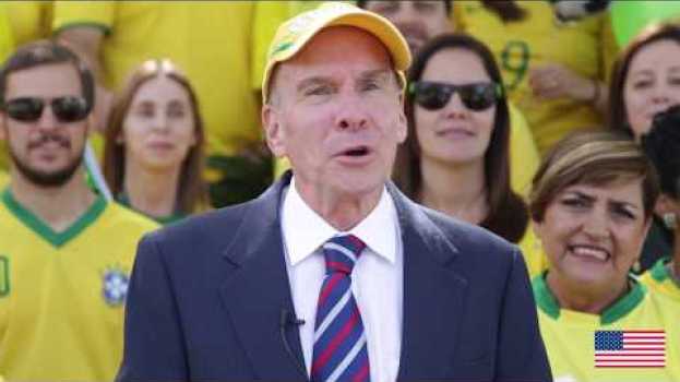 Видео Mensagem do Embaixador McKinley aos Brasileiros pela Copa do Mundo 2018 на русском