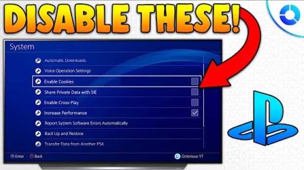 Video DISABLE These PS4 Settings NOW! em Portuguese