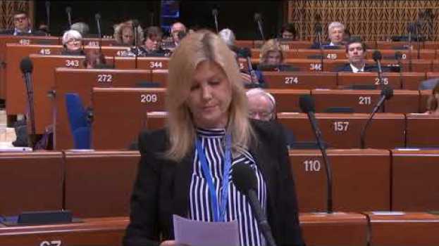 Video Wystąpienie Iwony Arent na Zgromadzeniu Parlamentarnym Rady Europy 28.01.2020 su italiano