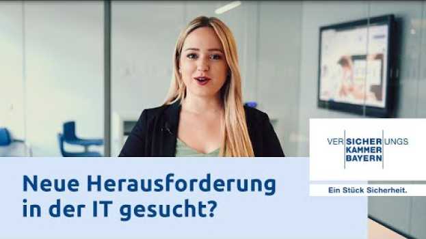 Video IT Jobs bei der Versicherungskammer Bayern in Deutsch