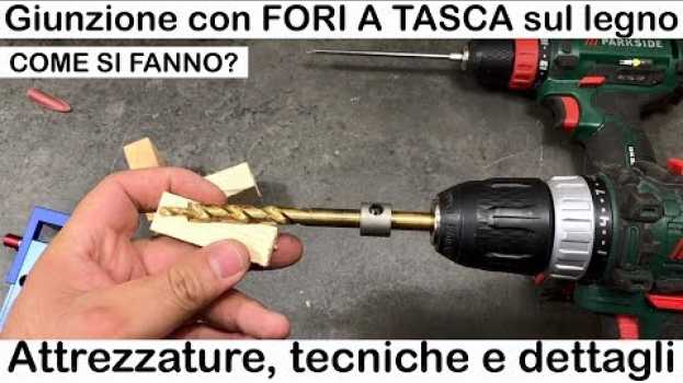 Video tutorial FORI A TASCA sul legno! Come eseguirli per bene. Attrezzature e funzionamento. en Español
