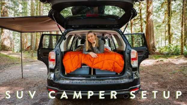 Video My SUV Camping Setup | Solar Power, Cooking & Accessories em Portuguese