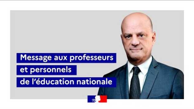 Video Message aux professeurs et personnels après l'assassinat d'un professeur, vendredi 16 octobre 2020 en français