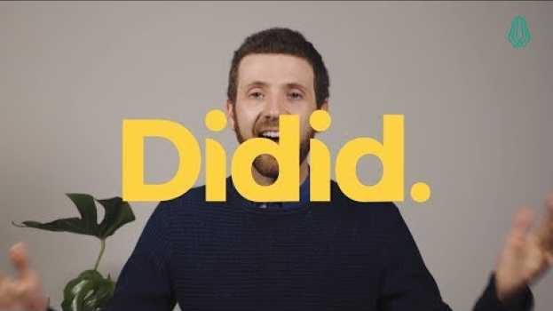 Video Announcing Didid: The app that helps your dreams come true en français