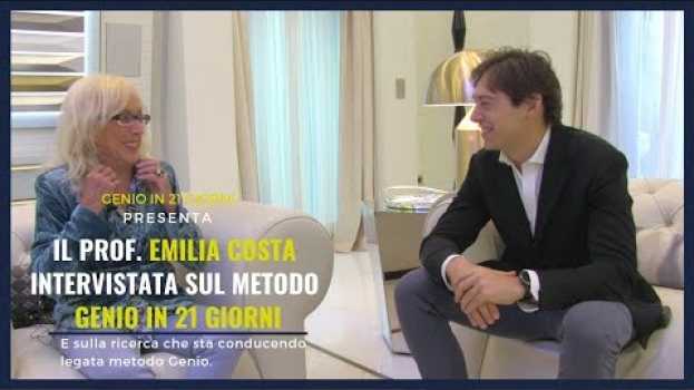 Video Massimo De Donno Intervista Emilia Costa riguardo alla ricerca sul metodo "Genio in 21 Giorni" in English
