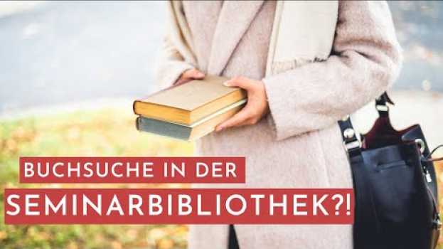 Video Wie finde ich ein bestimmtes Buch in der Seminarbibliothek? in Deutsch