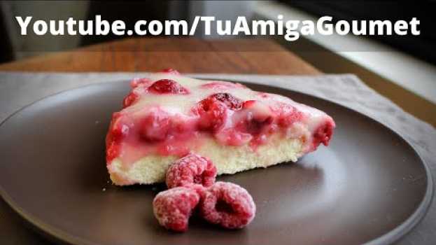 Video Kuchen de Frambuesas sin gluten ni lácteos su italiano