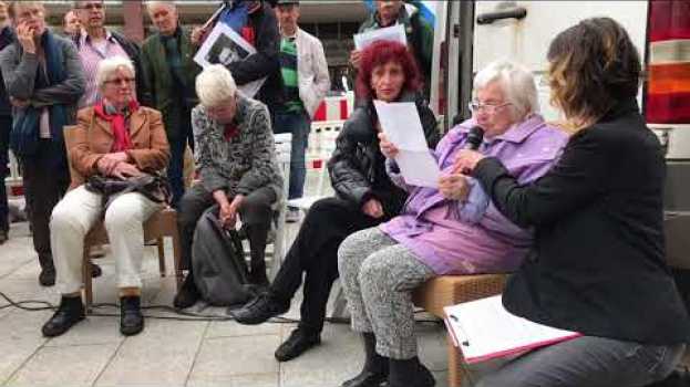 Video Esther Bejarano bei der Stadthaus-Kundgebung am 2. Mai 2018 su italiano