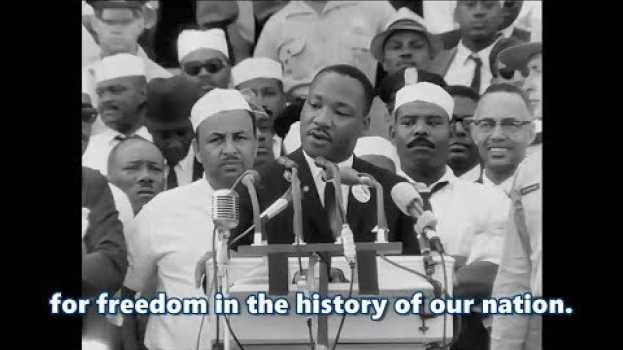 Video I Have a Dream speech by Martin Luther King .Jr HD (subtitled) em Portuguese