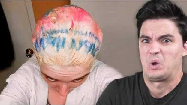 Video Ela decidiu pintar o cabelo com sacola de mercado! [+10] su italiano