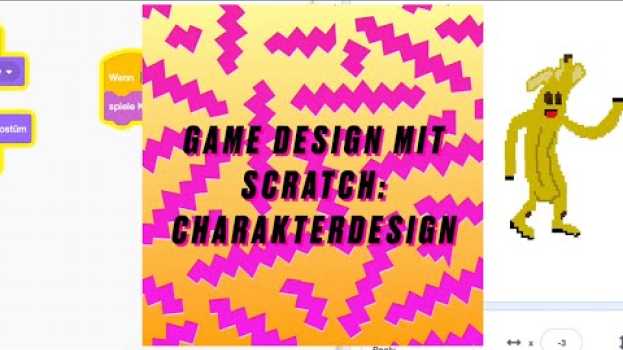 Video Game Design mit Scratch #1: Charakterdesign in Pixelart in English