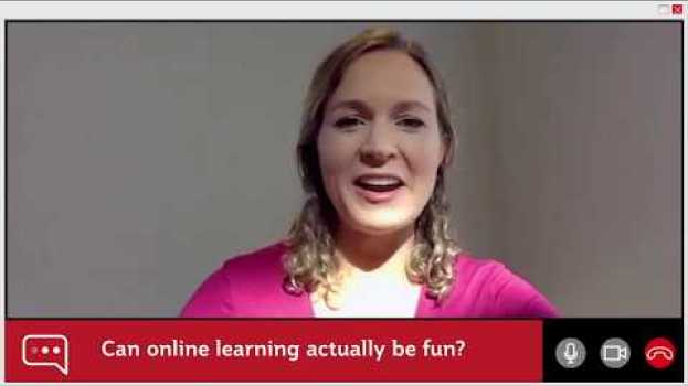 Video Can online learning actually be fun? su italiano