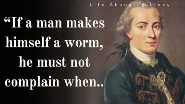 Video Immanuel Kant Quotes | Life Lessons Men Learn Too Late In Life | German Philosopher en Español