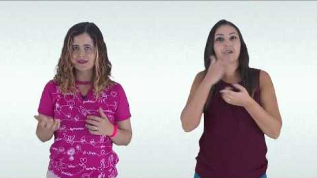 Video Novo sinal do Ifes - em Libras en Español