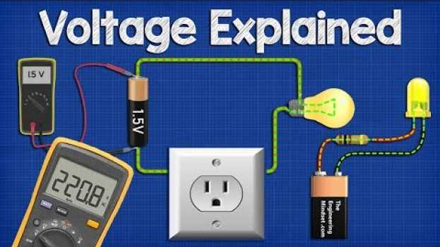 Video Voltage Explained - What is Voltage? Basic electricity  potential difference en français