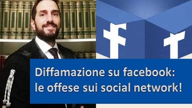 Video La diffamazione su facebook: le offese sui social nework na Polish