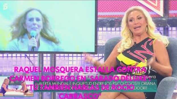 Video Raquel Mosquera estalla contra Carmen Borrego en 'Sábado Deluxe': "Tú también hablas in Deutsch