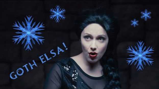 Video Frozen 2 | Into the Unknown | Goth Elsa metal cover w/ Powerglove em Portuguese