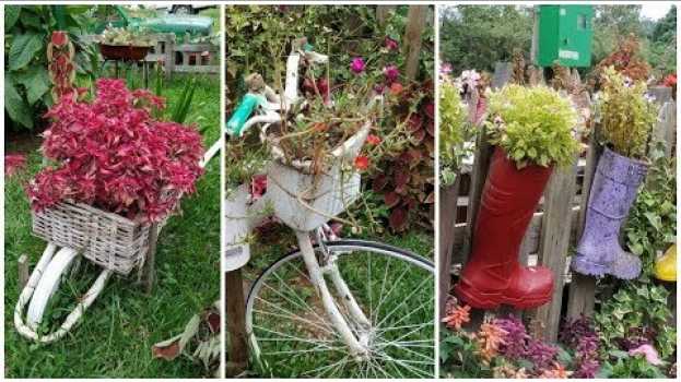 Video As melhores decorações de jardim com materiais reciclados em um só lugar in Deutsch