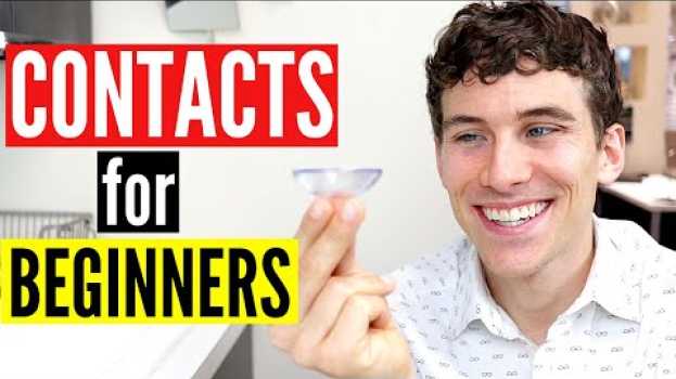 Video Contact Lenses for Beginners | How to Put in Contacts em Portuguese