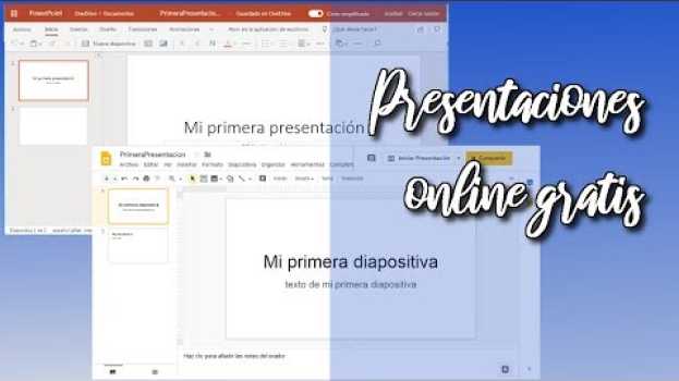 Видео Como Hacer presentaciones 👍Power Point  y Google Presentaciones. Gratis online. на русском