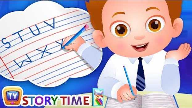 Video ChaCha Learns to Write - ChuChuTV Storytime Good Habits Bedtime Stories for Kids in Deutsch
