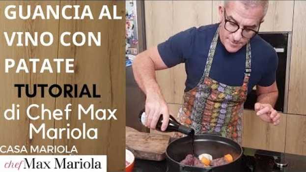 Видео GUANCIA AL VINO ROSSO CON LE PATATE - la video ricetta tutorial di Chef Max Mariola на русском