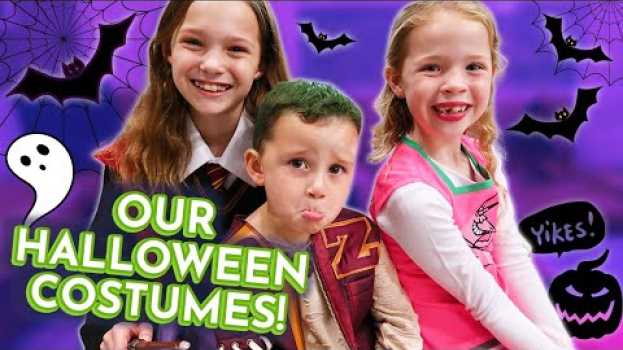 Video Our Halloween Costume REVEAL !!! em Portuguese