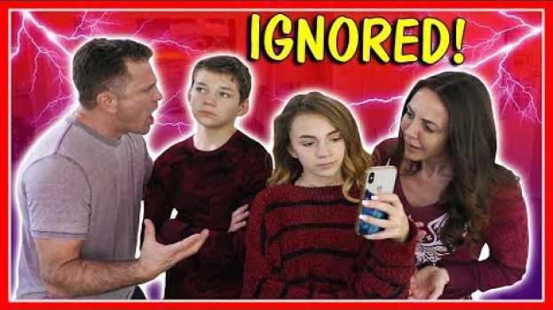 Video IGNORING OUR PARENTS FOR 24 HOURS | We Are The Davises em Portuguese