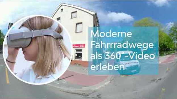 Видео Moderne Fahrradwege virtuell erleben: So haben wir mit dem Fahrrad 360-Grad-Videos aufgenommen на русском