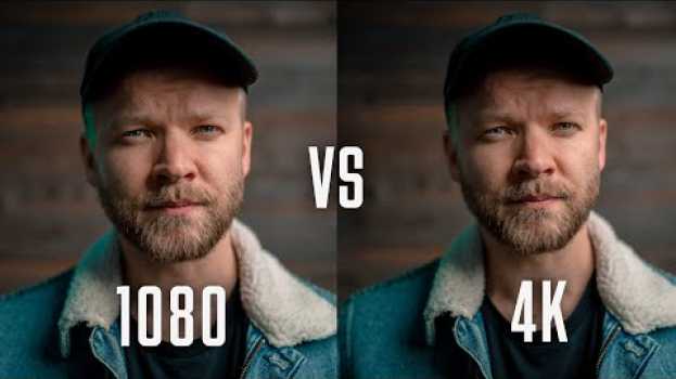 Video Can you REALLY SEE the DIFFERENCE 1080 VS 4K? su italiano