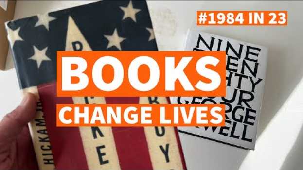 Video Books change lives - Our #BigBookBet on #1984in23 em Portuguese