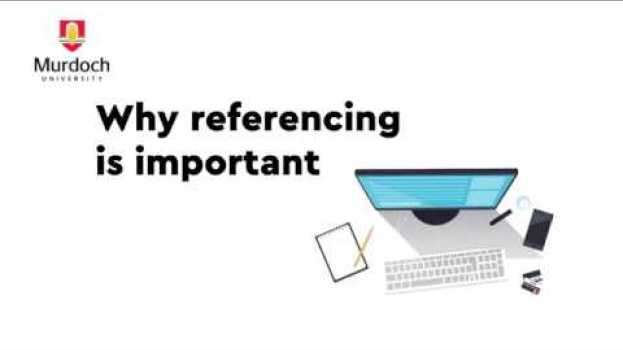 Video Why Referencing is Important em Portuguese