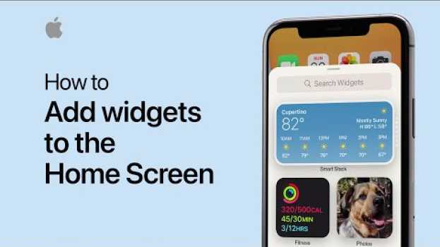 Video How to add widgets to the Home Screen on your iPhone — Apple Support su italiano