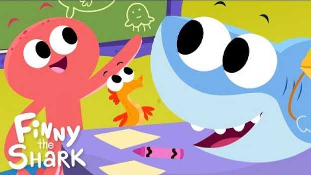 Видео First Day Of School | Finny The Shark | Cartoon For Kids на русском