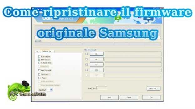 Video Come ripristinare il firmware originale Samsung na Polish