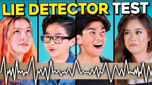 Video Siblings Give Each Other A Lie Detector Test em Portuguese