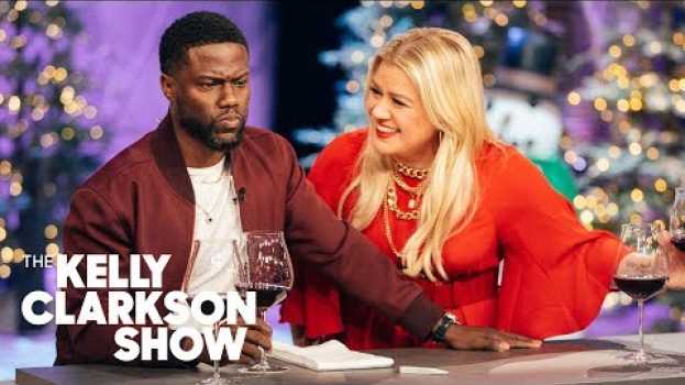Видео Kevin Hart And Kelly Can't Stop Laughing During This Wine-Tasting Demo на русском