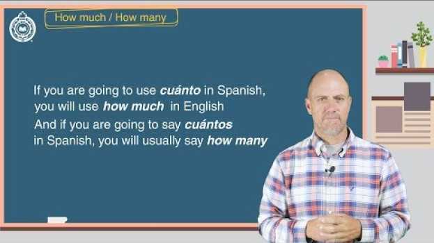 Video Grammar Lesson: HOW MUCH - HOW MANY en Español