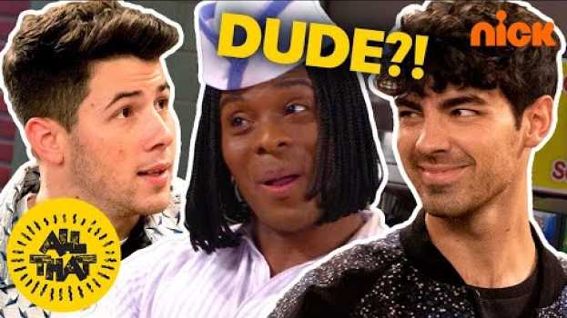 Video Jonas Brothers Find Their New Sound at Good Burger! 🍔 ft. Kel Mitchell | All That su italiano