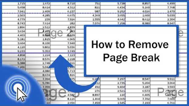 Video How to Remove a Page Break in Excel (One by One or All at Once) en français