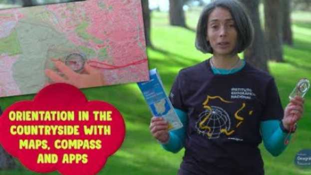 Video Orientation in the field with map, compass and apps in Deutsch
